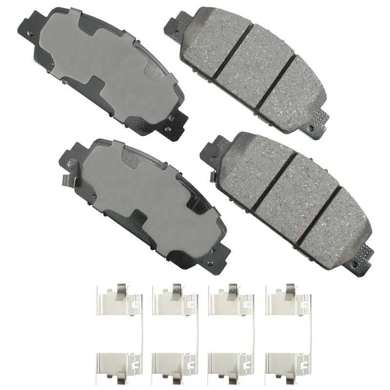 Akebono Brake Pads, ProACT, Front, compatible with Honda 2013-2019, Set of 4